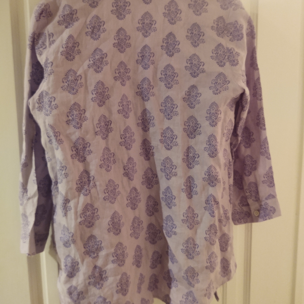 J.Jill Button Down With Matching Tank - image 3